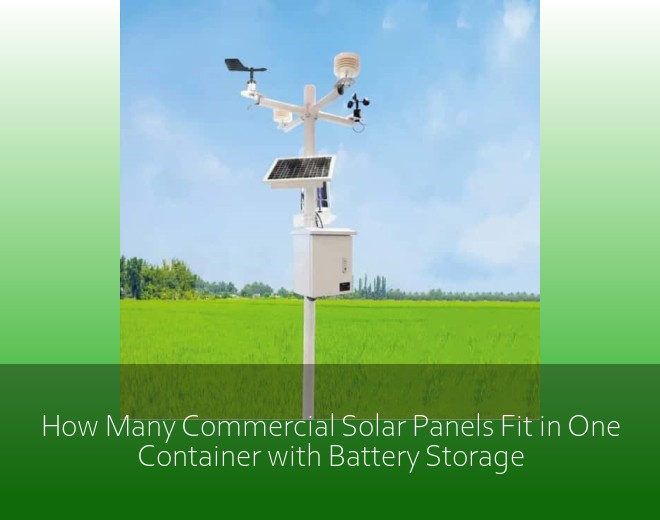 How Many Commercial Solar Panels Fit in One Container with Battery Storage